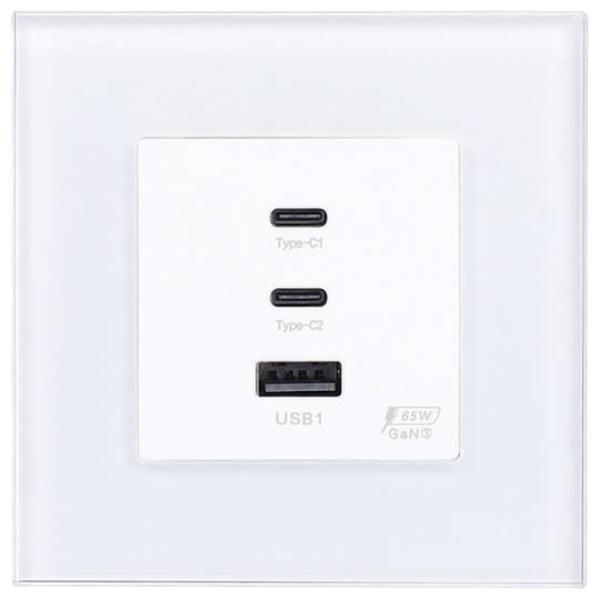 Розетка Caligate USB65W-WT 220 - 240 В / USB Type-A / Белый photo 1 Розетка Caligate USB65W-WT 220 - 240 В / USB Type-A / Белый photo 1