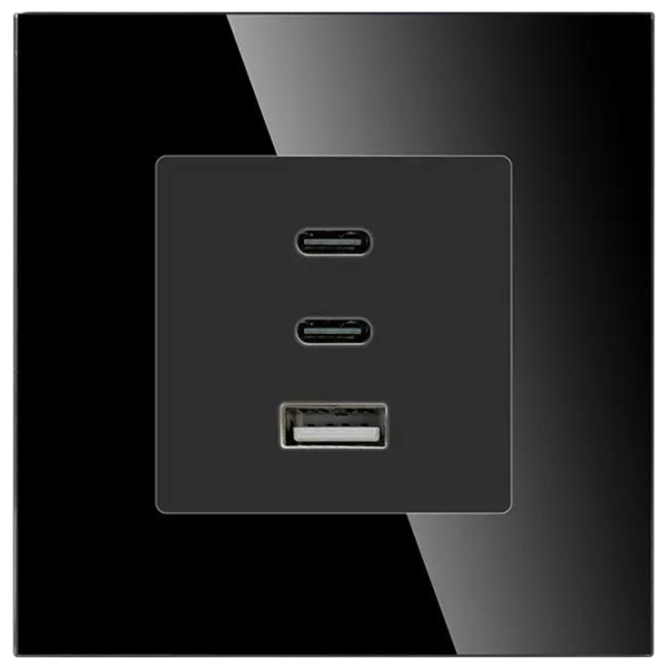 Розетка Caligate USB65W-BK 220 - 240 В / USB Type-A / Черный photo 1 Розетка Caligate USB65W-BK 220 - 240 В / USB Type-A / Черный photo 1