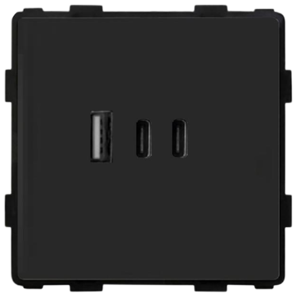 Розетка Caligate USB65W-BK 220 - 240 В / USB Type-A / Черный photo 2 Розетка Caligate USB65W-BK 220 - 240 В / USB Type-A / Черный photo 2