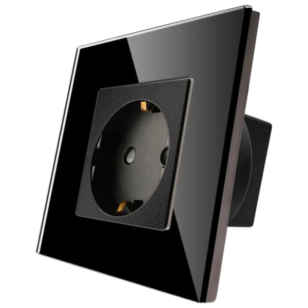 Розетка Caligate M1F-BK 220 - 240 В / Type-F / Черный photo 2