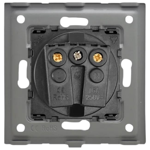Розетка Caligate M1F-BK 220 - 240 В / Type-F / Черный photo 3
