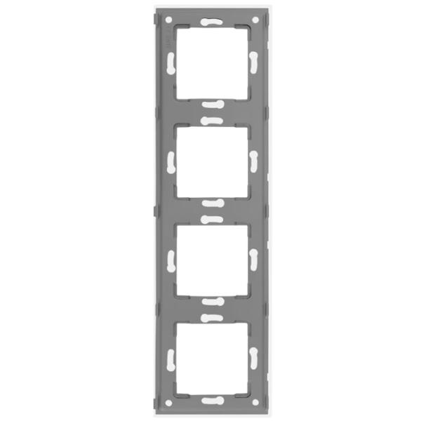 Ramă pentru priză și întrerupătoar Caligate G299.4F-WT White / 4 photo 5 Ramă pentru priză și întrerupătoar Caligate G299.4F-WT White / 4 photo 5