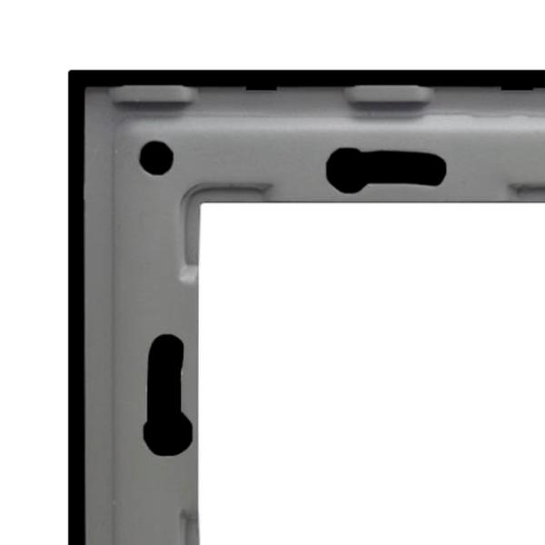 Ramă pentru priză și întrerupătoar Caligate G86.1F-BK Black / 1 photo 5 Ramă pentru priză și întrerupătoar Caligate G86.1F-BK Black / 1 photo 5