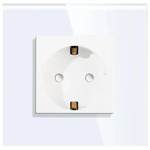 Priză Caligate M1F-WT 220 - 240 V / Type-F / White photo 1