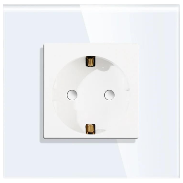 Priză Caligate M1F-WT 220 - 240 V / Type-F / White photo 1