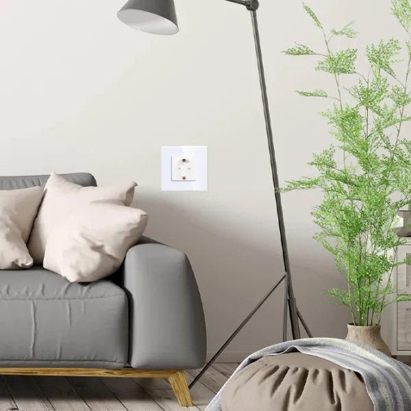 Priză Caligate M1F-WT 220 - 240 V / Type-F / White photo 5