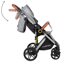 Детская коляска Summer Baby Sempre 00-00889168/ Серый photo 5