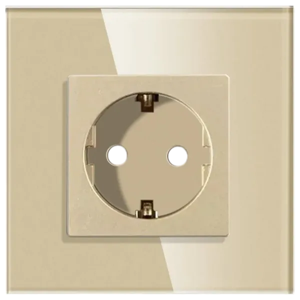 Розетка Caligate M1F-GD 220 - 240 В / Type-F / Золото photo 1 Розетка Caligate M1F-GD 220 - 240 В / Type-F / Золото photo 1
