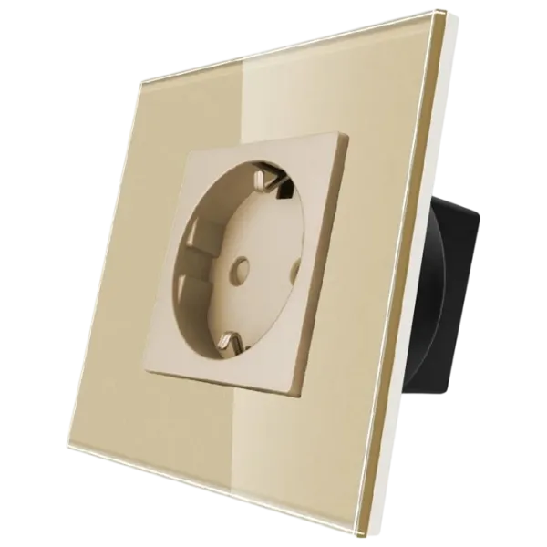 Розетка Caligate M1F-GD 220 - 240 В / Type-F / Золото photo 2 Розетка Caligate M1F-GD 220 - 240 В / Type-F / Золото photo 2