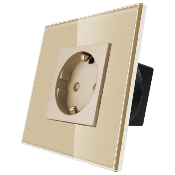 Розетка Caligate M1F-GD 220 - 240 В / Type-F / Золото photo 2 Розетка Caligate M1F-GD 220 - 240 В / Type-F / Золото photo 2