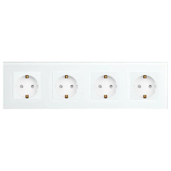 Priză Caligate M4F-WT 220 - 240 V / Type-F / Black photo 1 Priză Caligate M4F-WT 220 - 240 V / Type-F / Black photo 1