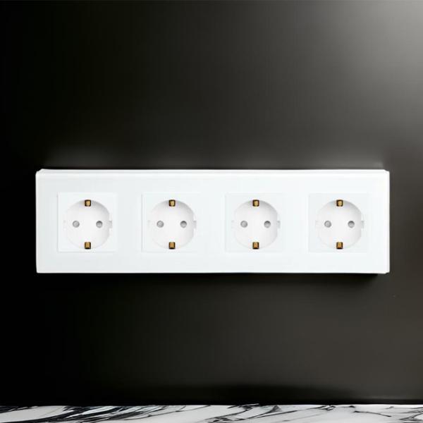 Priză Caligate M4F-WT 220 - 240 V / Type-F / Black photo 6 Priză Caligate M4F-WT 220 - 240 V / Type-F / Black photo 6