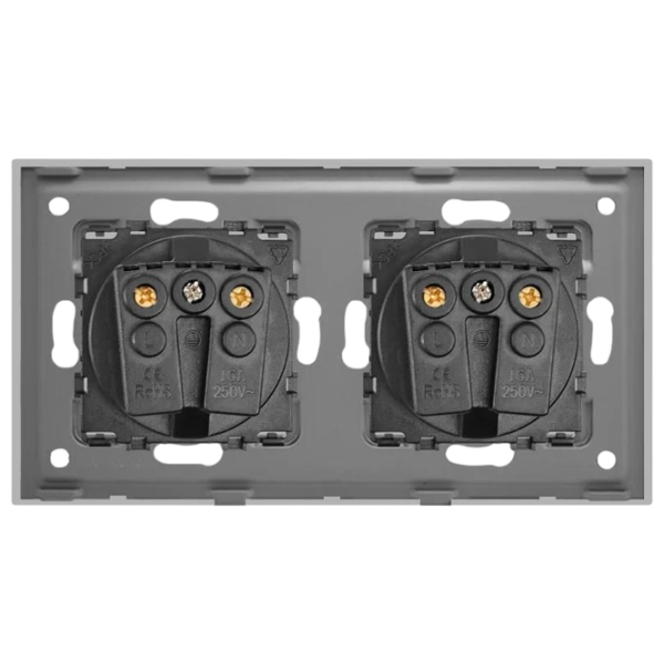 Розетка Caligate M2F-GY 220 - 240 В / Type-F / Серый photo 5 Розетка Caligate M2F-GY 220 - 240 В / Type-F / Серый photo 5