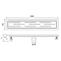 Трап для душа Gappo G85007-1 Нержавеющая сталь photo 2