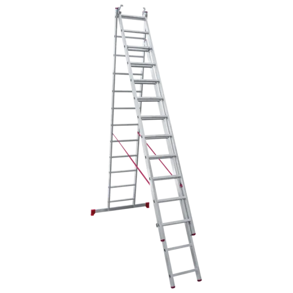 Складная лестница Lider 2230312 3x12 150 кг photo 1