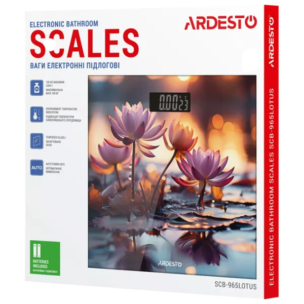 Cântar de bucătărie Ardesto Lotus 150 kg / Multicolor photo 5