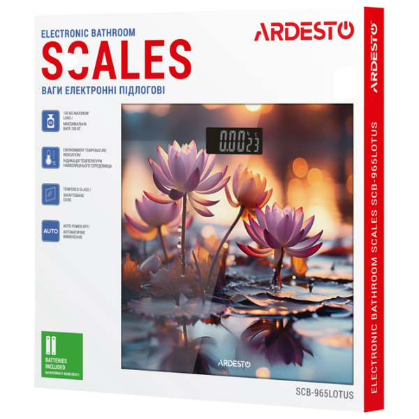 Cântar de bucătărie Ardesto Lotus 150 kg / Multicolor photo 5