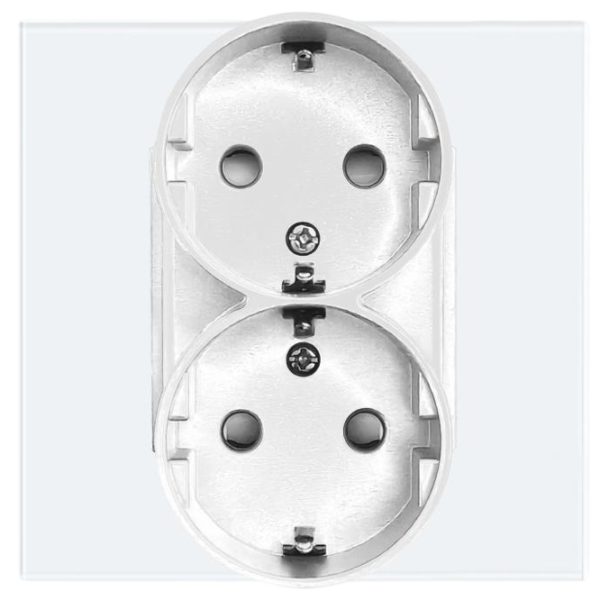 Priză Caligate M2F-WT/1 220 - 250 V / Type-F / White photo 1 Priză Caligate M2F-WT/1 220 - 250 V / Type-F / White photo 1