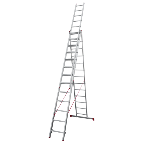 Складная лестница Lider 2230313 3x13 150 кг photo 1