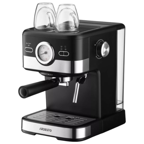 Кофемашина Ardesto YCM-E16B  / 1.5 л / Черный photo 1