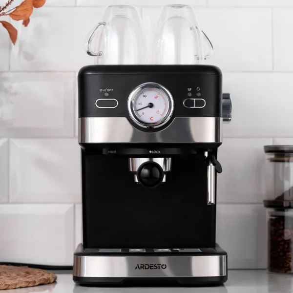 Кофемашина Ardesto YCM-E16B  / 1.5 л / Черный photo 7