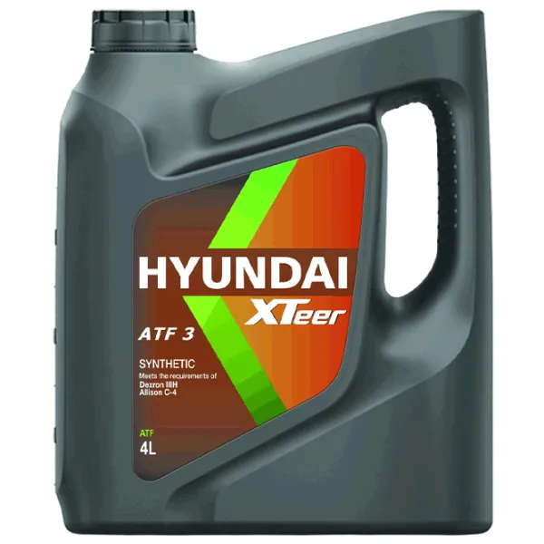 Трансмиссионное масло Hyundai Xteer ATF 3 4л / синтетическое /  photo 1