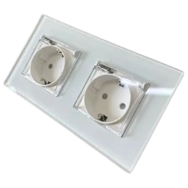 Priză Caligate M2FWP-WT  220 - 240 V / Type-F / White photo 1 Priză Caligate M2FWP-WT  220 - 240 V / Type-F / White photo 1