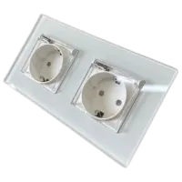 Priză Caligate M2FWP-WT  220 - 240 V / Type-F / White