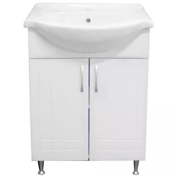 Шкаф с умывальником Aquaplus Clasic 65 ЛДСП / White photo 1