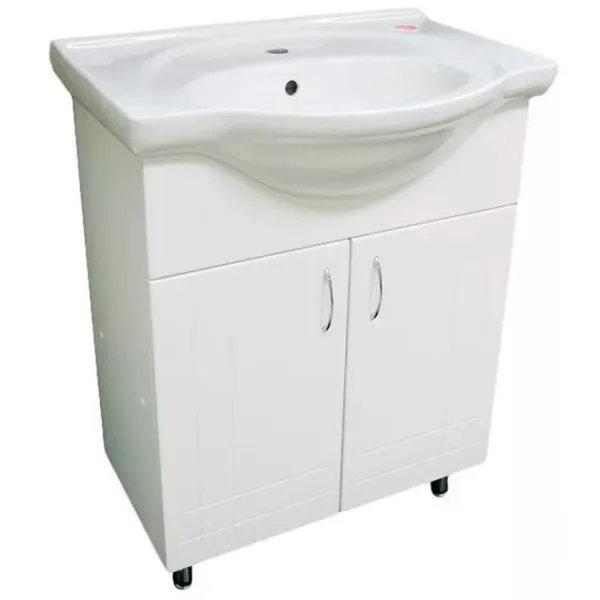 Шкаф с умывальником Aquaplus Clasic 65 ЛДСП / White photo 2