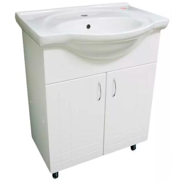 Шкаф с умывальником Aquaplus Clasic 65 ЛДСП / White photo 2