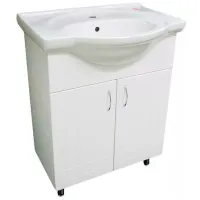 Dulap cu lavoar Aquaplus Clasic 65 PAL / White photo 2
