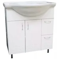 Dulap cu lavoar Aquaplus Clasic 75 PAL / White