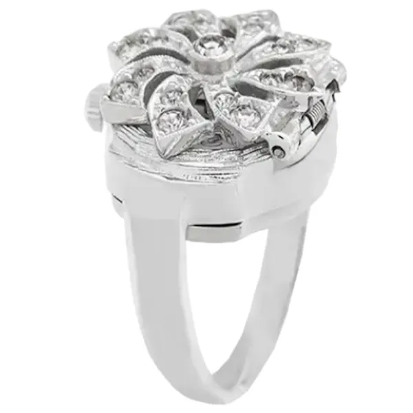 Inel cu ceas pentru femei BERNEY 736 R Cuarț / 16 mm photo 1 Inel cu ceas pentru femei BERNEY 736 R Cuarț / 16 mm photo 1