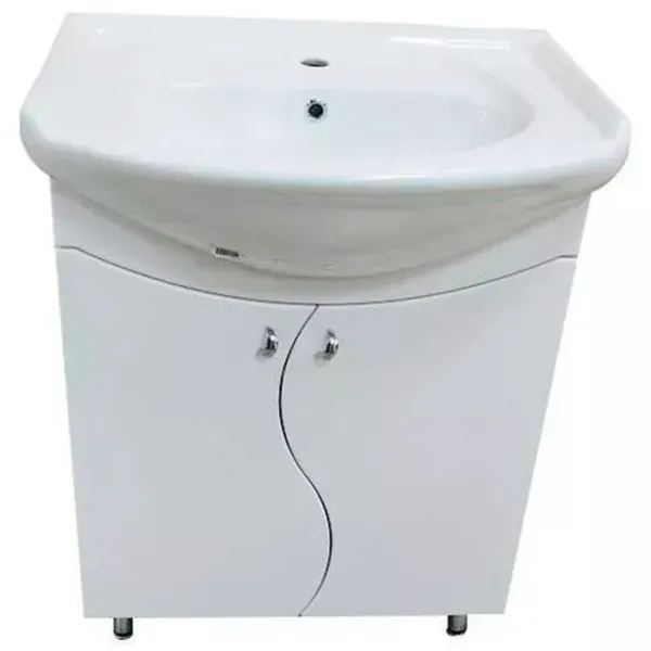 Шкаф с умывальником Miscellaneous S-Line 65 ЛДСП / White photo 1