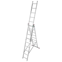 Удлинительная лестница Bauwelt 44963 3x11 150 кг