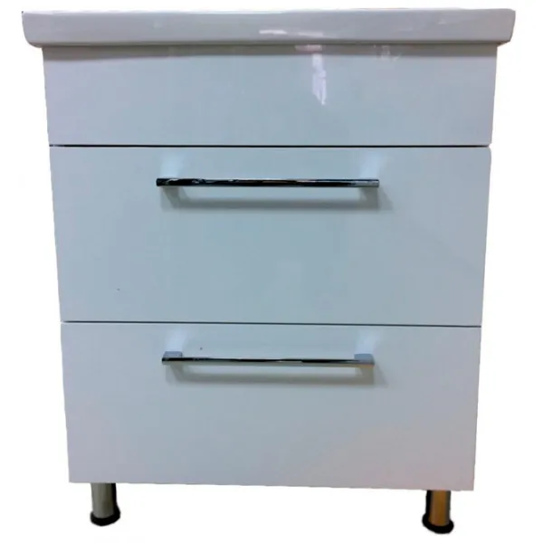 Dulap cu lavoar Quattro Taormina PAL / White photo 1