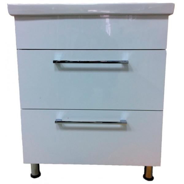 Dulap cu lavoar Quattro Taormina PAL / White photo 1