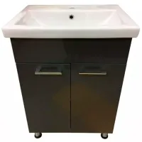 Dulap cu lavoar Quattro Verona PAL / Antracit