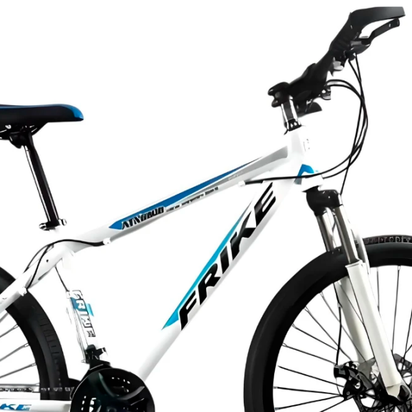 Велосипед Frike TY-MTB 26" 17" Сталь / Белый  photo 3 Велосипед Frike TY-MTB 26" 17" Сталь / Белый  photo 3