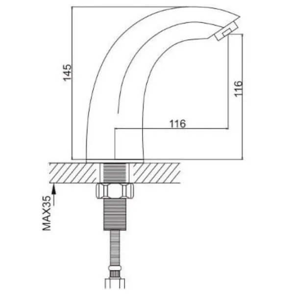 Baterie lavoar Gappo G517 Sensor photo 2 Baterie lavoar Gappo G517 Sensor photo 2