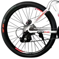 Bicicletă Frike TY-MTB 26" 17" Oțel / Red White photo 2
