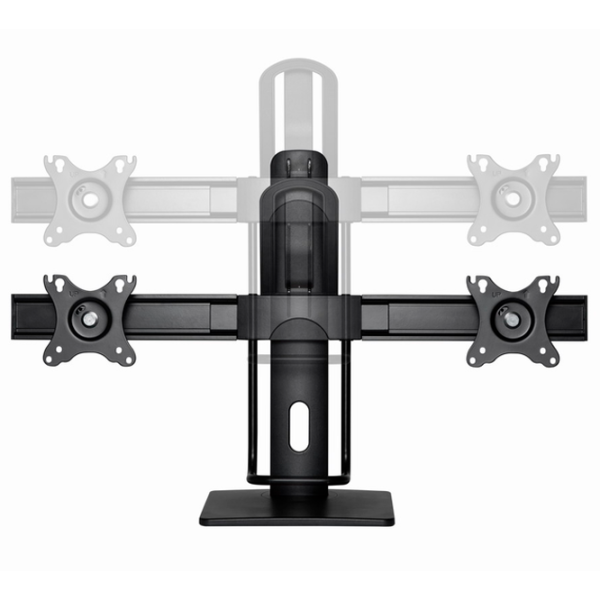 Suport pentru monitor Gembird MS-D2-01 VESA 100 x 100 mm/ Black photo 9