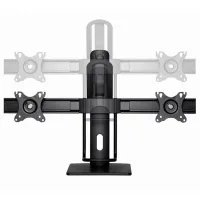 Suport pentru monitor Gembird MS-D2-01 VESA 100 x 100 mm/ Black photo 9