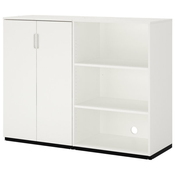 Comodă pentru birou Ikea Galant 120 x 160 x 45 / PAL / Alb photo 1