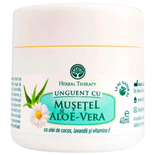 Мазь Herbal Therapy Ромашка и Алоэ Вера Белый / 0.04л photo 1 Мазь Herbal Therapy Ромашка и Алоэ Вера Белый / 0.04л photo 1