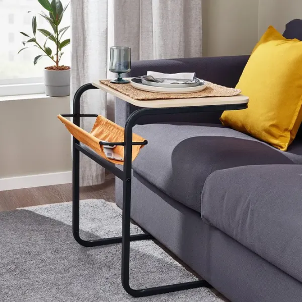 Masă consolă Ikea Olserod  Black / Metal photo 3