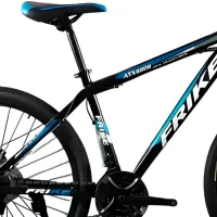 Велосипед Frike TY-MTB 27.5" 18" Сталь / Черный Синий photo 3
