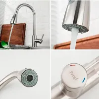 Baterie pentru bucătărie Frap F 60899-1 Mono comandă / extractibilă / Inox / Crom photo 6