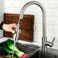 Baterie pentru bucătărie Frap F 60899-1 Mono comandă / extractibilă / Inox / Crom photo 8